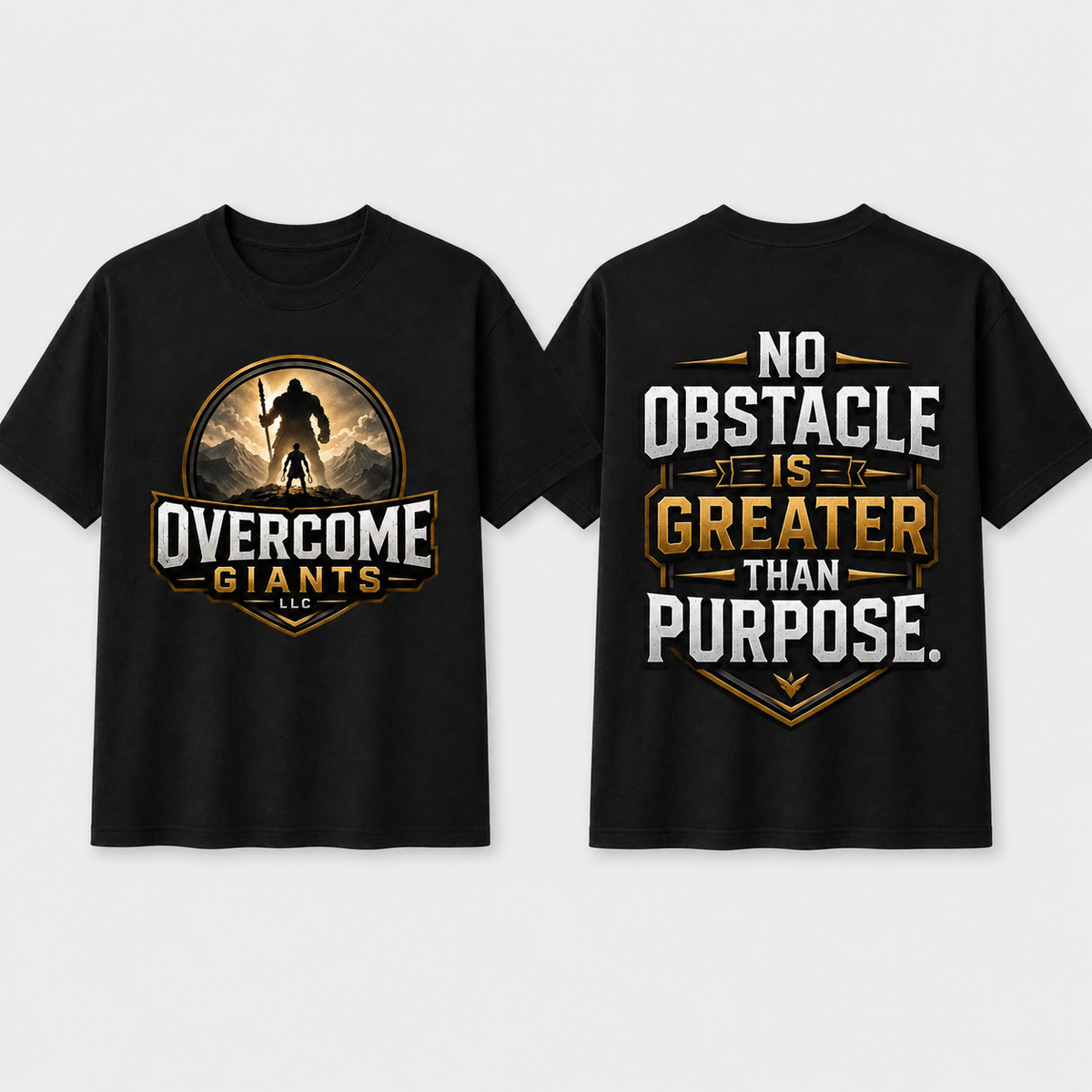 Overcome Giants Short Sleeve T-shirt