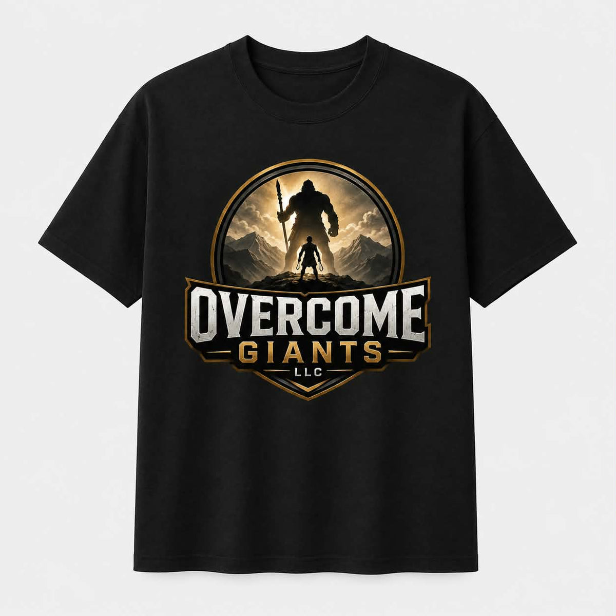 We Overcome Giants Short Sleeve T-Shirt